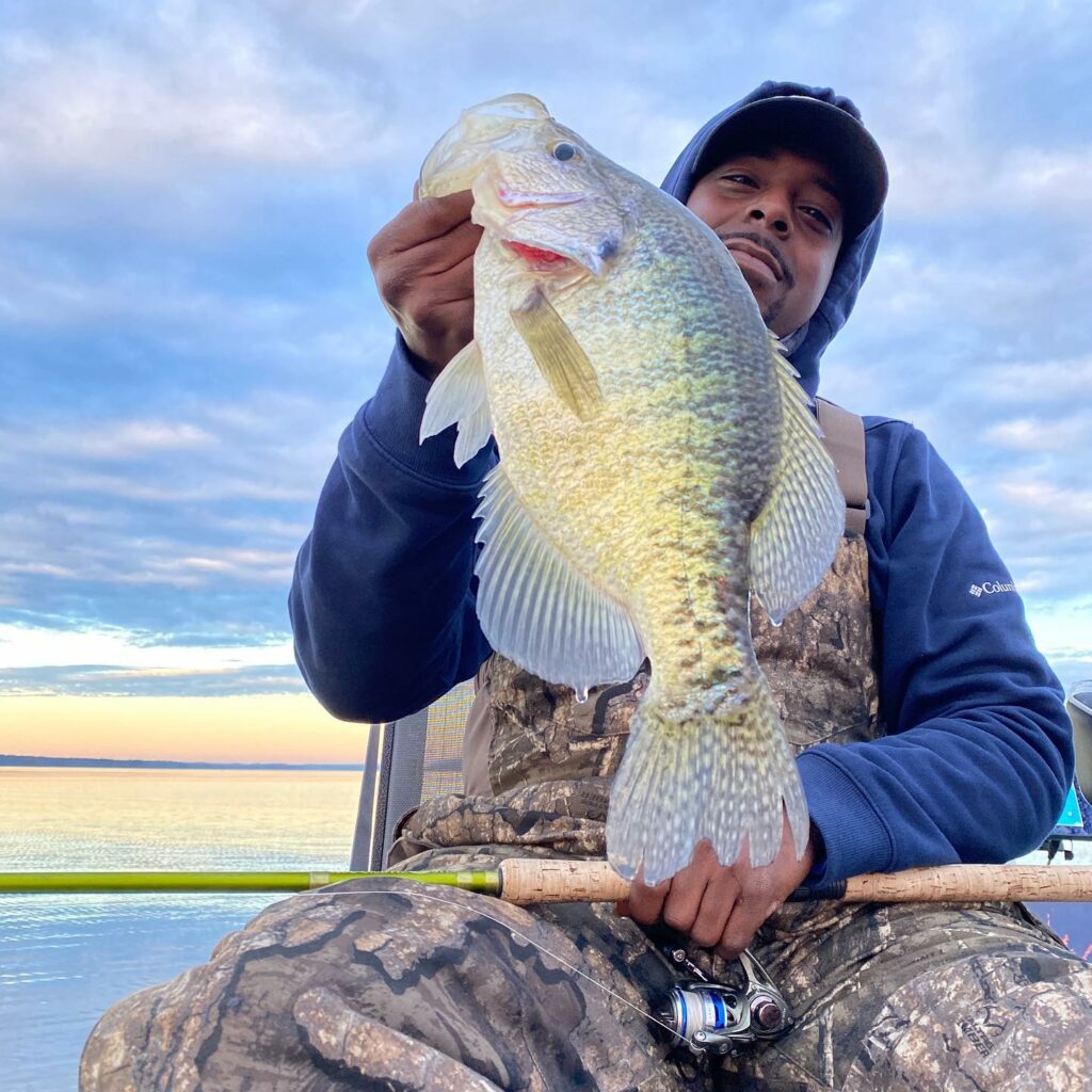 CRAPPIE BITE IS ON IN HOT WEATHER