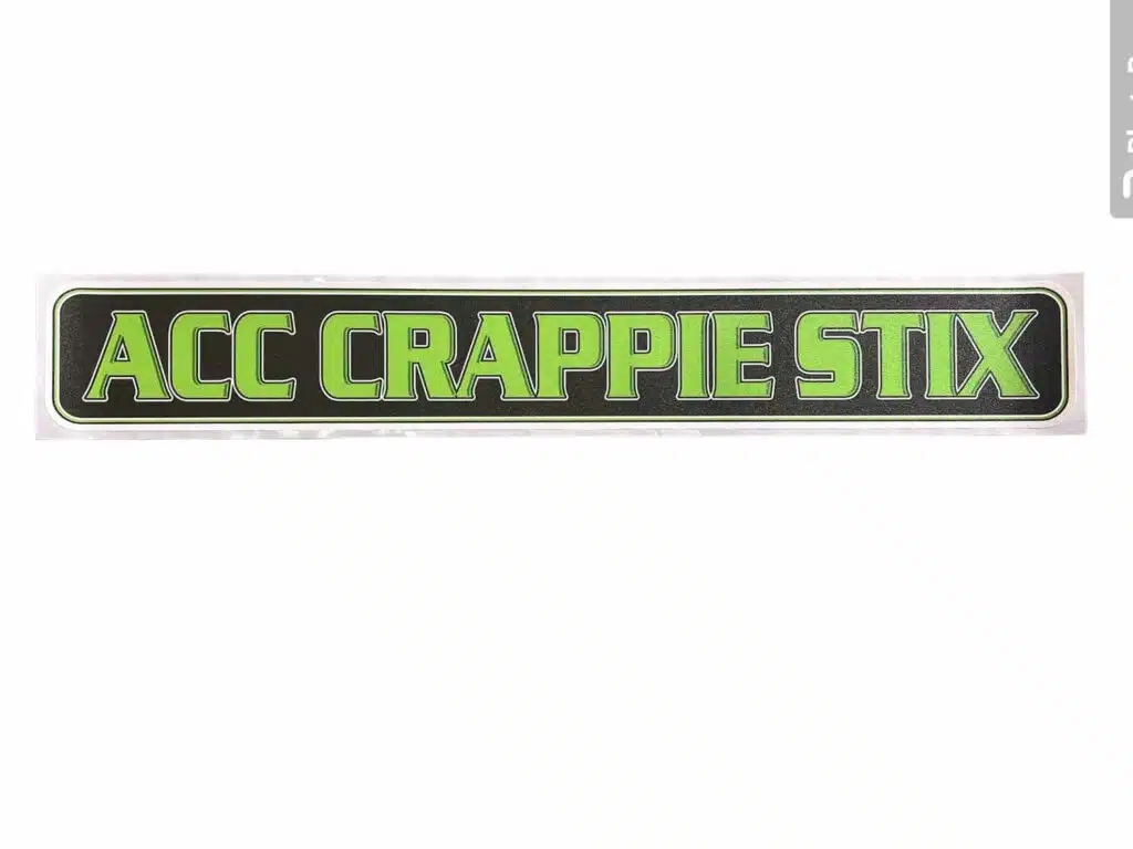 ACC Crappie Stix Carpet Decal