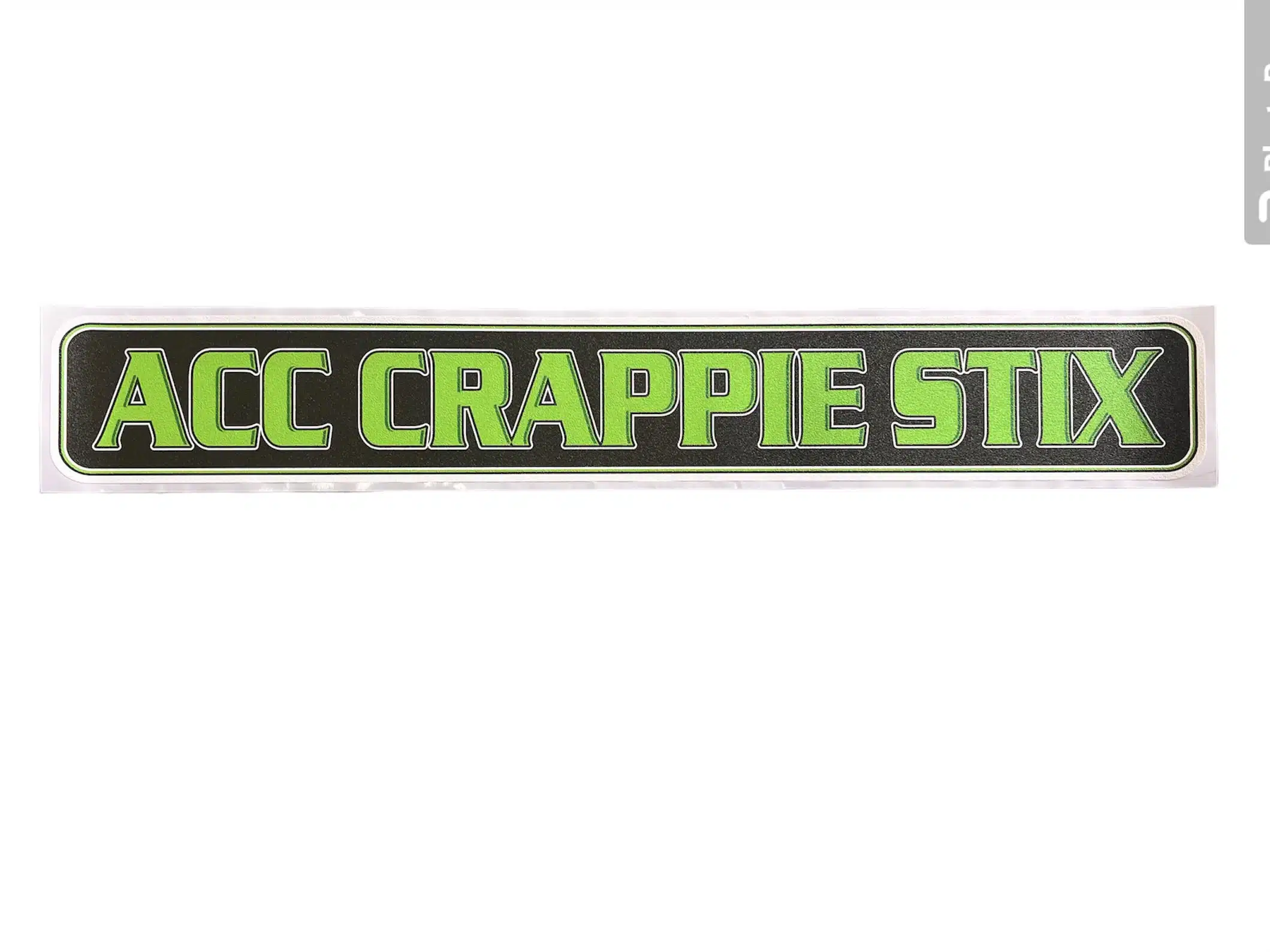ACC Crappie Stix Carpet Decal