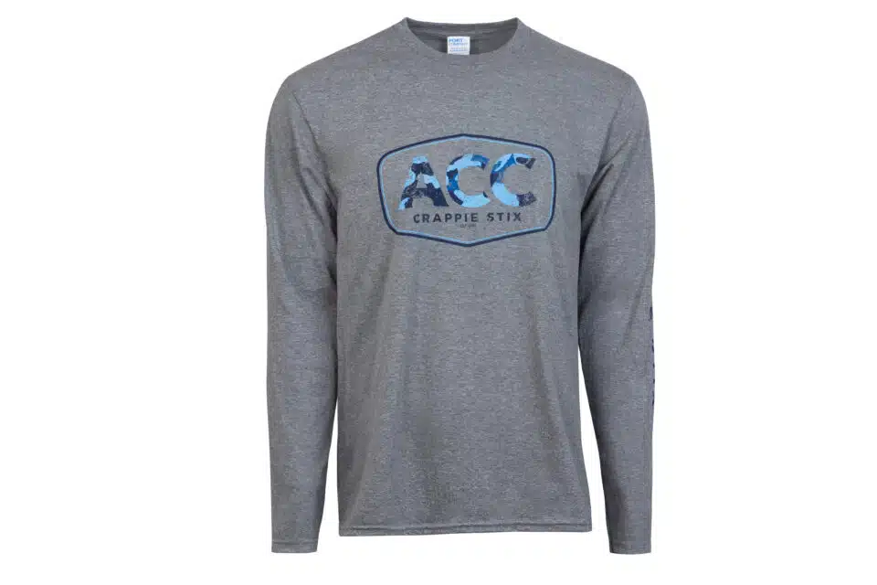 Blue Camo Heather Gray Long Sleeve